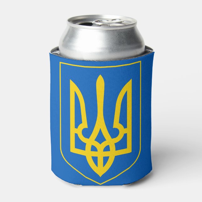 ukrainisches Emblem Dosenkühler (Kanne Vorderseite)