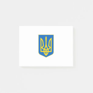 ukrainisches Emblem Post-it Klebezettel