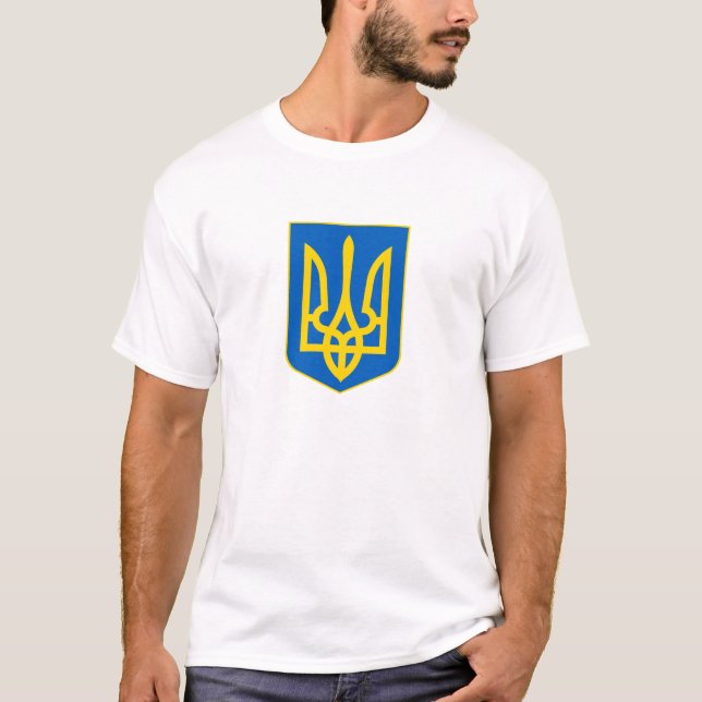 ukrainisches Emblem T-Shirt (Vorderseite)