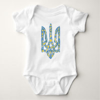 Ukrainisches Emblem trident tryzub ethnisch