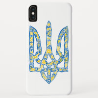 Ukrainisches Emblem trident tryzub ethnisch