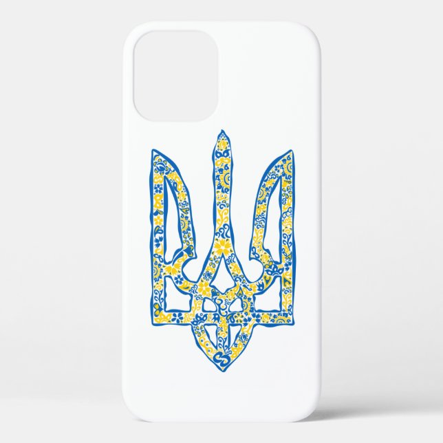 Ukrainisches Emblem trident tryzub ethnisch Case-Mate iPhone Hülle (Rückseite)