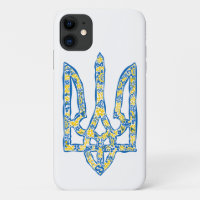 Ukrainisches Emblem trident tryzub ethnisch