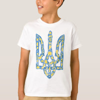 Ukrainisches Emblem trident tryzub ethnisch