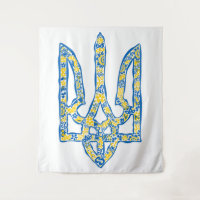 Ukrainisches Emblem trident tryzub ethnisch