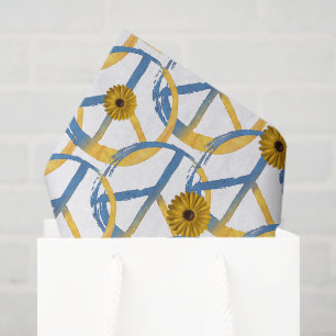 Ukrainisches Friedenssymbol Sonnenblumen Ukraine K Seidenpapier