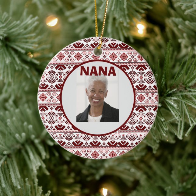 Ukrainisches Geflecht, Weihnachten Keramik Ornament (Baum)