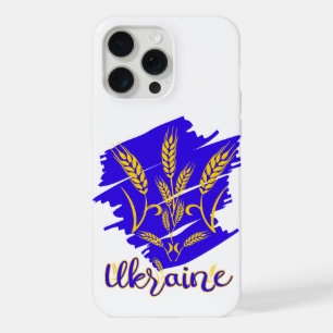 Ukrainisches Nationalsymbol Tryzub aus Weizenähre iPhone 15 Pro Max Hülle