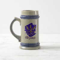 Ukrainisches Nationalsymbol tryzub aus Weizenohr