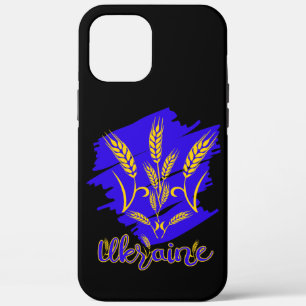 Ukrainisches Nationalsymbol tryzub aus Weizenohr Case-Mate iPhone Hülle
