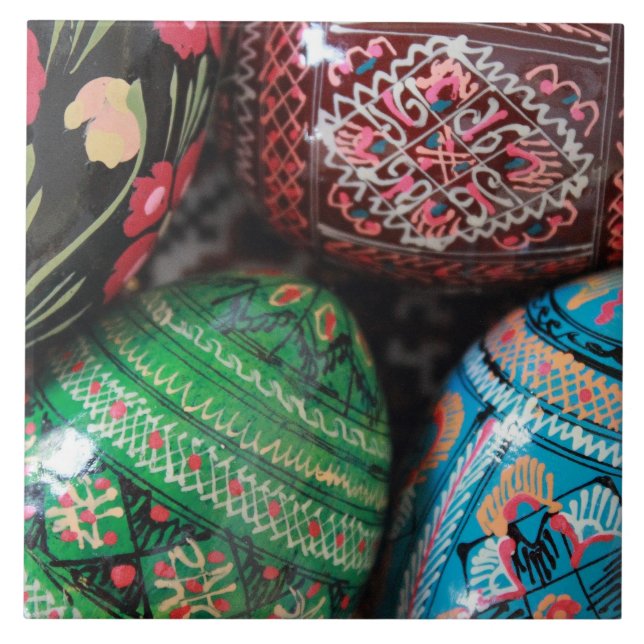 Ukrainisches pysanky - Ostereier Fliese (Vorderseite)