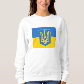 Ukrainisches Symbol-Dreizimmerwappen Sweatshirt