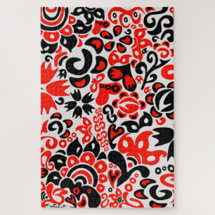 Ukrainisches Volkskunst-Blumenmuster