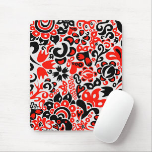 Ukrainisches Volkskunst-Blumenmuster Mousepad