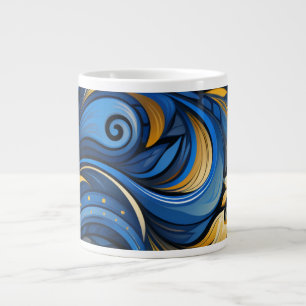 Ukrainisches Volkskunstmuster Jumbo-Tasse