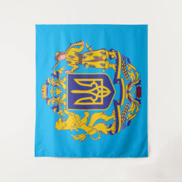 UKRAINISCHES WAPPEN WANDTEPPICH