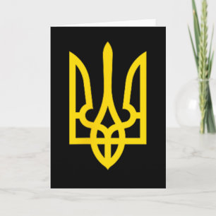 Ukrainisches Wappen Wappen  Karte
