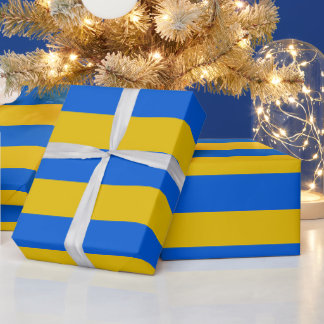 Ukrainisches Wrapping Paper | Ukraine Flag Gift Wr Geschenkpapier