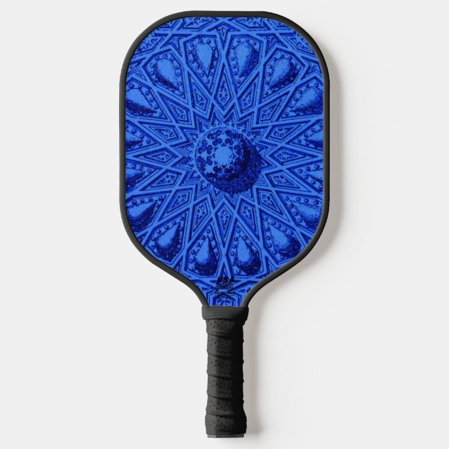 Ukranische Farbpalette Pickleball Schläger (Vorderseite)
