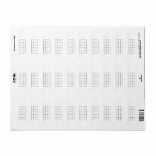 Ukulele Akkord Chart 5-Fret Gray Template Stickers