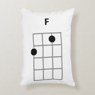 Ukulele Akkorddiagramm Throw Kissen| F & F Dekokissen