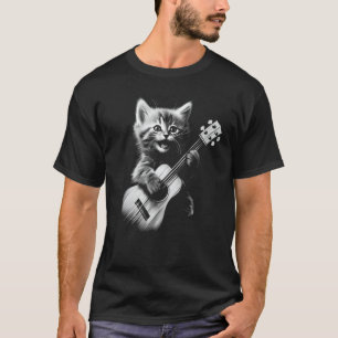 Ukulele Cat - Niedliche Katze spielen Ukulele Guit T-Shirt