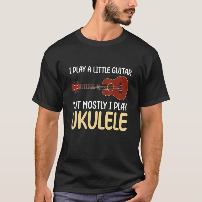 Ukulele Concert Electric Ukulele Pun Little Guita T-Shirt (Vorderseite)