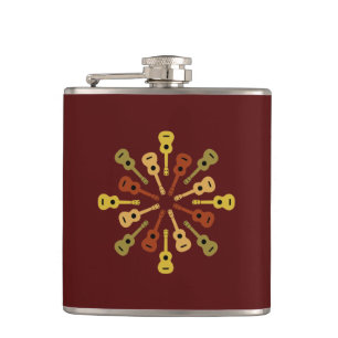 Ukulele-Flasche Flachmann
