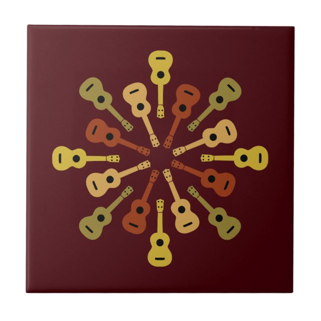Ukulele Fliese (Vorderseite)