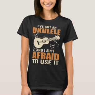 Ukulele Hawaiian-Gitarre-Spieler Musik spielt T-Shirt