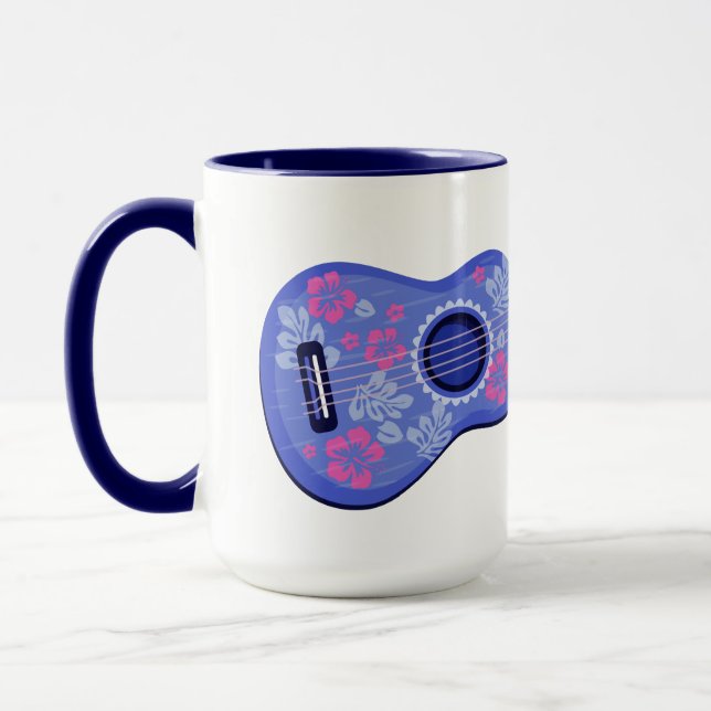 Ukulele individuelle Name Tasse (Links)