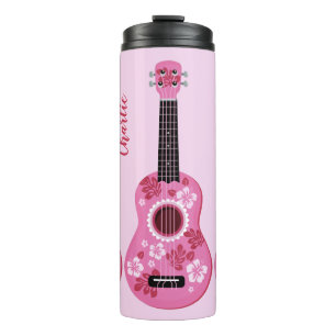 Ukulele individuelle Name tumbler Thermosbecher