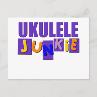 Ukulele Junkie Postkarte