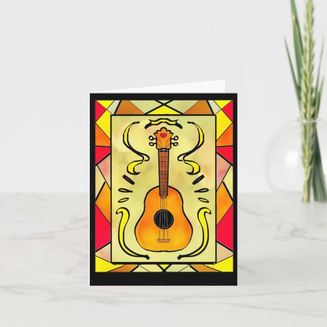 Ukulele Karte (Vorderseite)