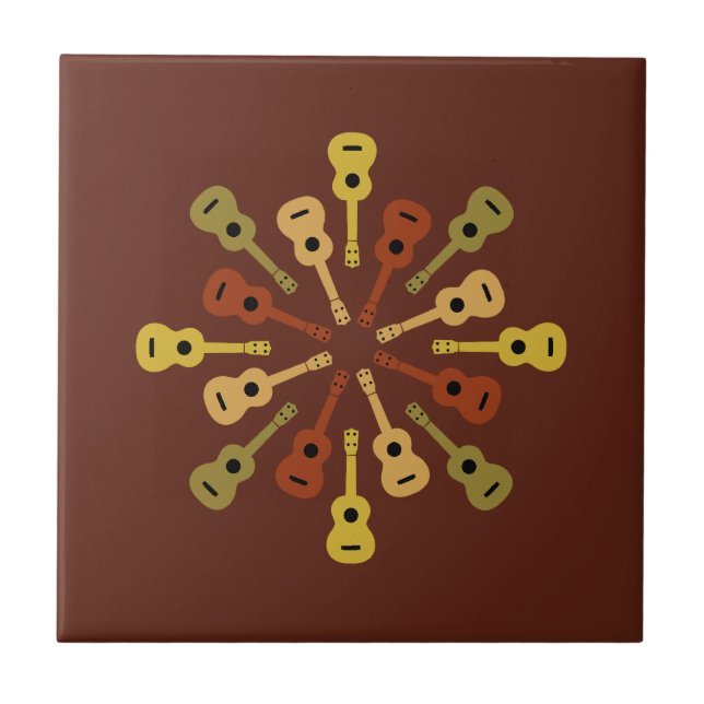 UKULELE Keramiken Fliese (Vorderseite)