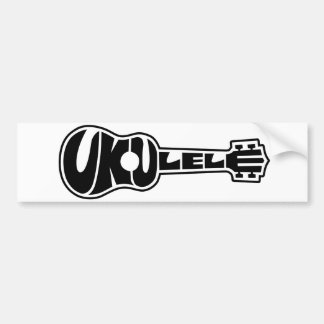 Ukulele-Logo Autoaufkleber