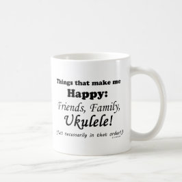 Ukulele macht mich glücklich kaffeetasse