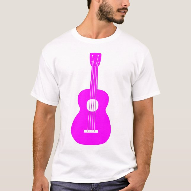 Ukulele - Magenta T-Shirt (Vorderseite)