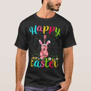 Ukulele Musik  Ostern Ei Hase Ukulele Frohe Ostern T-Shirt