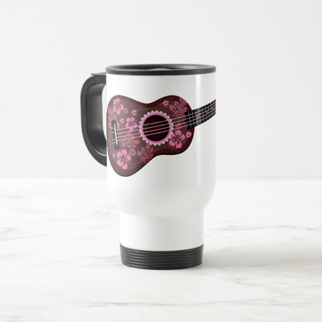 Ukulele nom personnalisé mugs (Devant gauche)