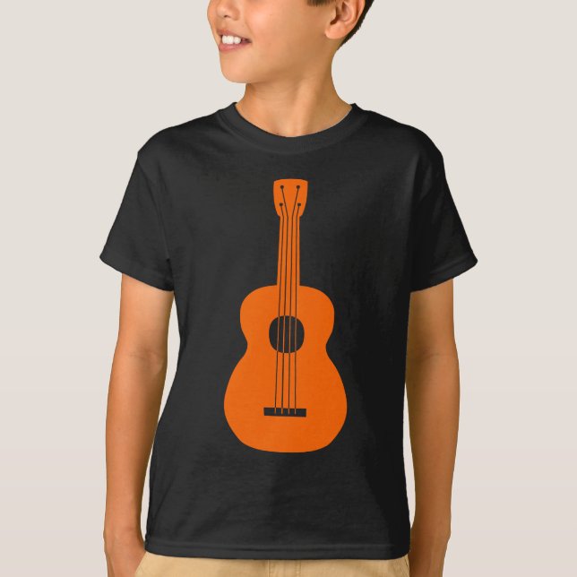 Ukulele - Orange T-Shirt (Vorderseite)
