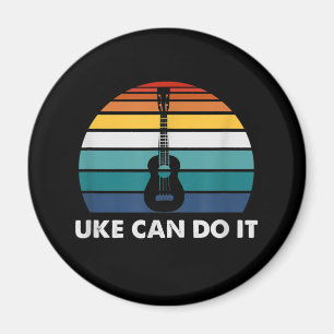 Ukulele Player Guitar Geschenk machen Magnet