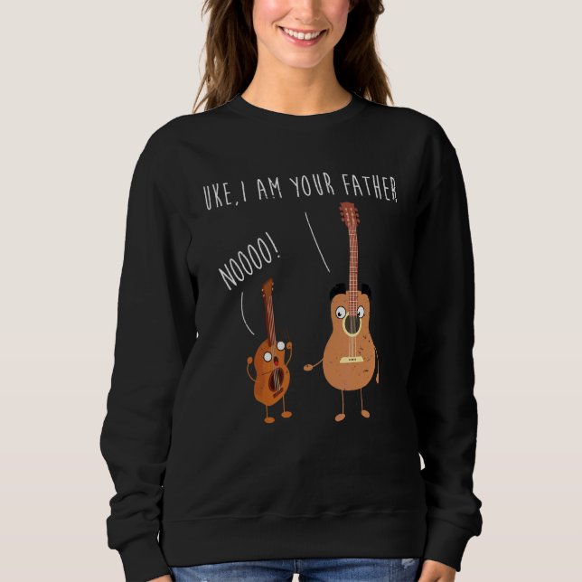 Ukulele Player Sweatshirt (Vorderseite)