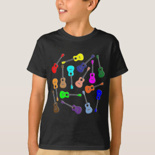 Ukulele-Regenbogen T-Shirt