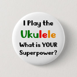 Ukulele-Spieler Button