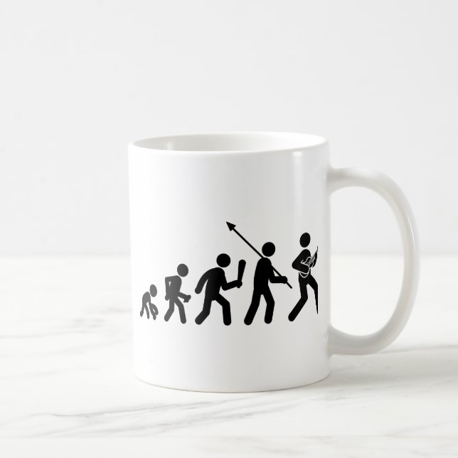 Ukulele-Spieler Kaffeetasse (Rechts)