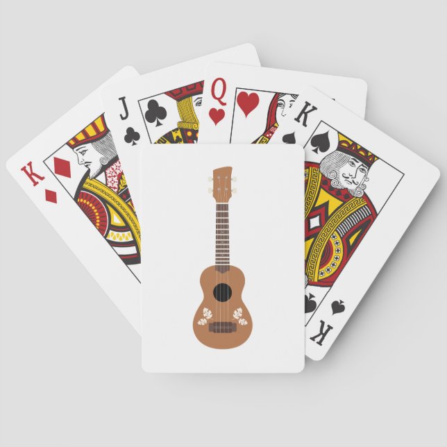 Ukulele Spielkarten (Rückseite)