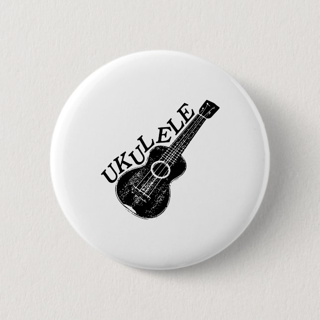 Ukulele Text und Bild Button (Vorderseite)