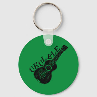 Ukulele Text und Bild Schlüsselanhänger