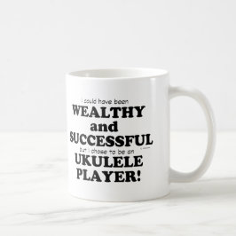 Ukulele Wohlhabend und erfolgreich Kaffeetasse